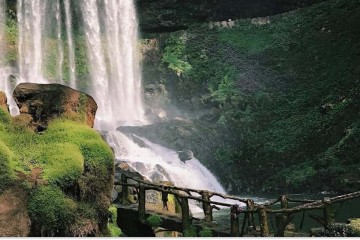 Dambri Waterfall – Where Mist Meets the Mountains in Bao Loc