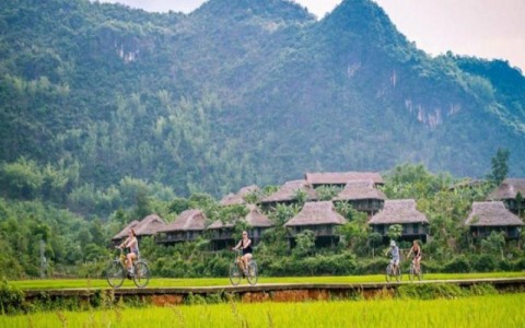 2 Day 1 Night Mai Chau Pu Luong Ethnic Trail E-Bike Private Tour 