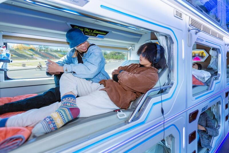 Sleeper buses connect hubs and smaller towns on tight budgets