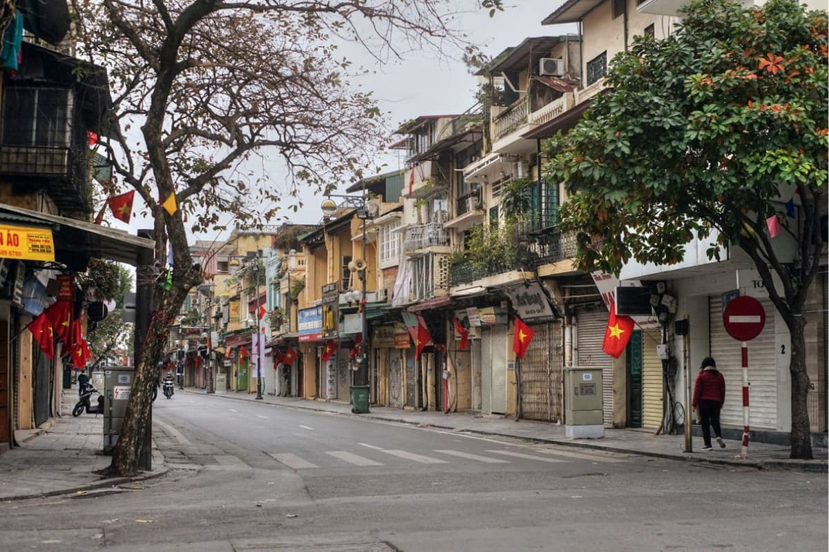 The Old Quarter's historic streets preserve Hanoi's traditional commercial heritage