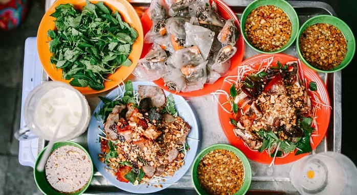 Hanoi's street food scene showcases authentic Vietnamese culinary traditions