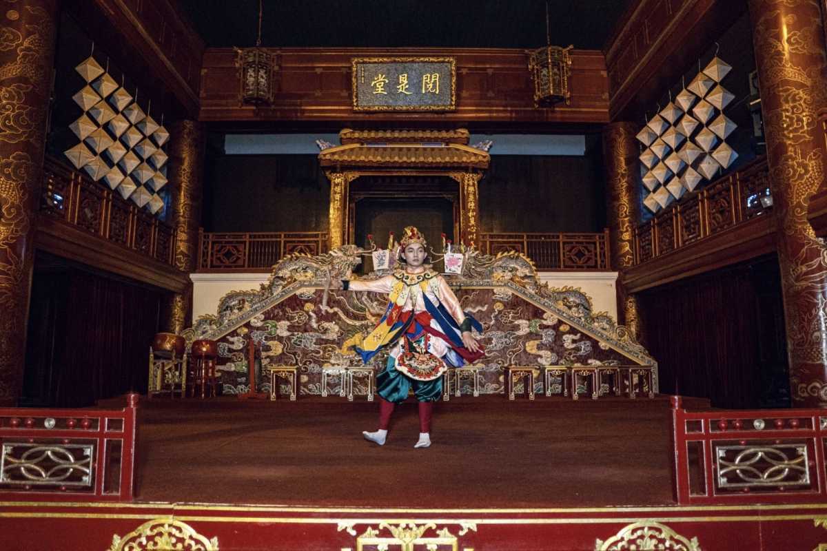 Inside Thai Hoa Palace, where emperors held audiences