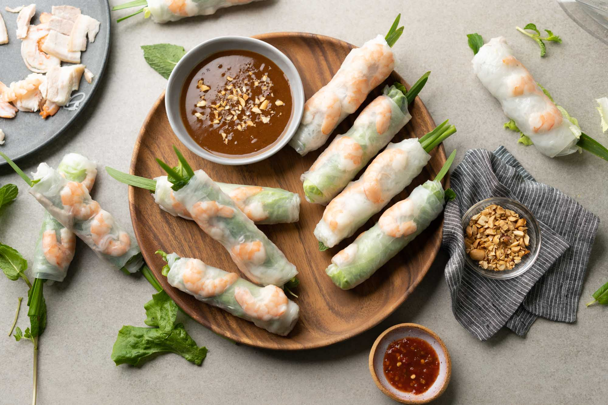 Light, herb‑forward rolls—perfect for hot afternoons